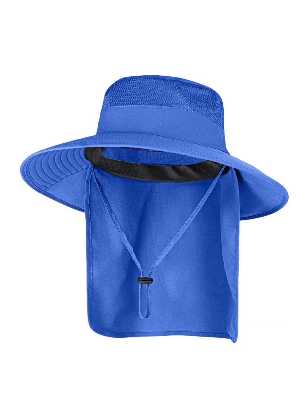 Sun Hats for Men Women Fishing Hat with Neck Flap UPF 50+ | Royal Blue | Size OS